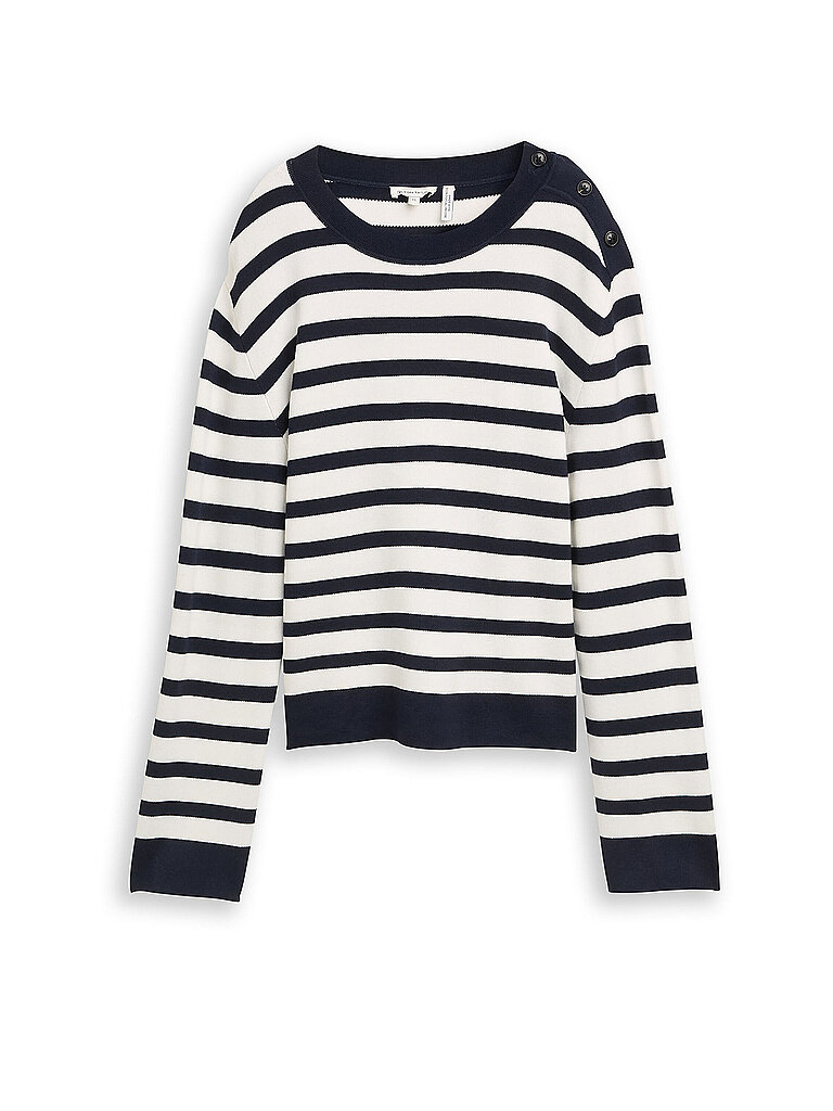 TOM TAILOR Pullover KNIT MILANO  dunkelblau   XS damen